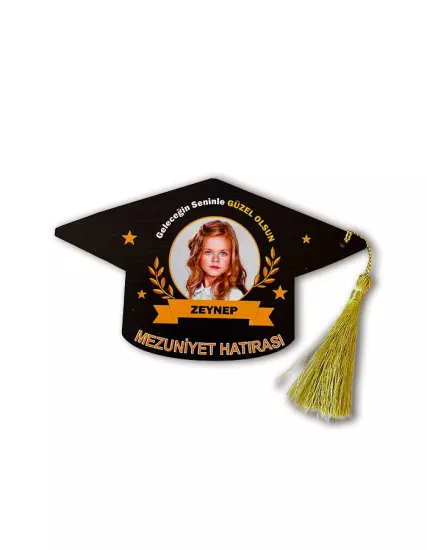 Mezuniyet Hatırası Ahşap Magnet