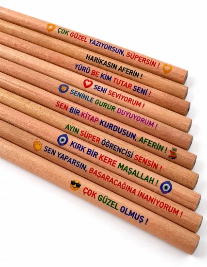 Motivasyon Kurşun Kalemi – 10’lu Hediye Seti