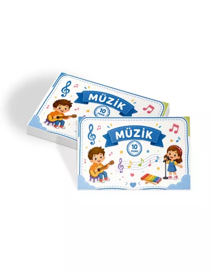 Müzik Öğrenci Başarı Kartı 50 Adet
