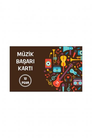 Müzik Öğrenci Başarı Kartı 25 Adet