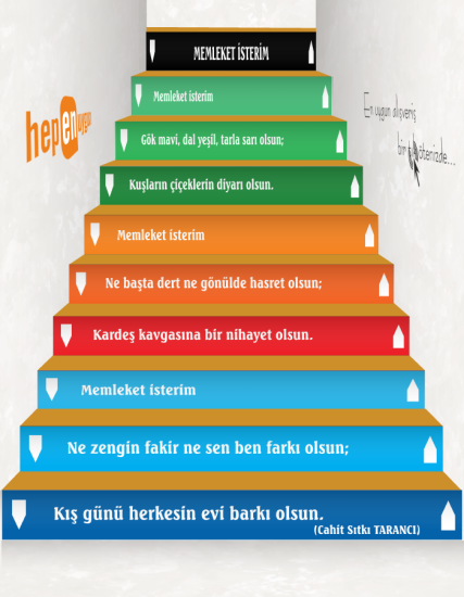 Türkçe Merdiven Yazıları