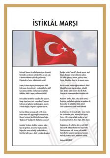 İstiklal Marşı (50 Cm X 70 Cm)