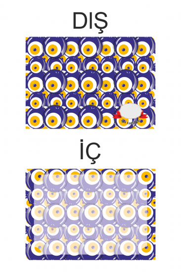 Nazar Boncuklu Karne Kabı & Karne Kılıfı