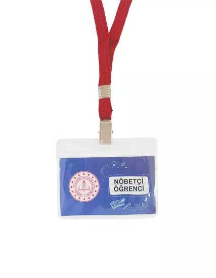 Pvc Kaplı Öğrenci Yaka Kartı