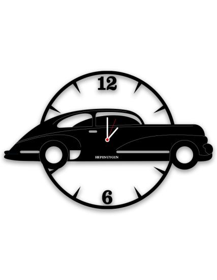 Kişiye Özel Hediyelik Nostalji Araba Duvar Saati