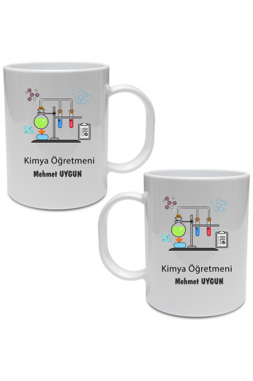 Kimya Öğretmenine Hediye Kupa Bardak