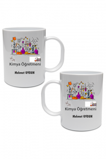 Kimya Öğretmenine Hediye Kupa Bardak