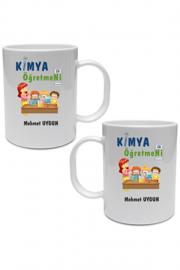 Kimya Öğretmenine Hediye Kupa Bardak