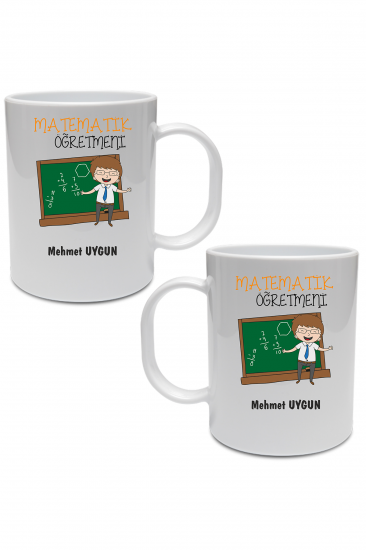 Matematik Öğretmenine Hediye Kupa Bardak