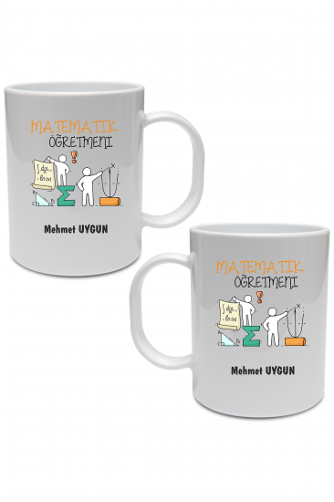 Matematik Öğretmenine Hediye Kupa Bardak