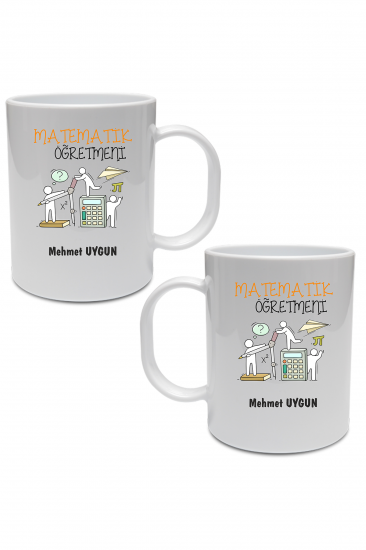 Matematik Öğretmenine Hediye Kupa Bardak