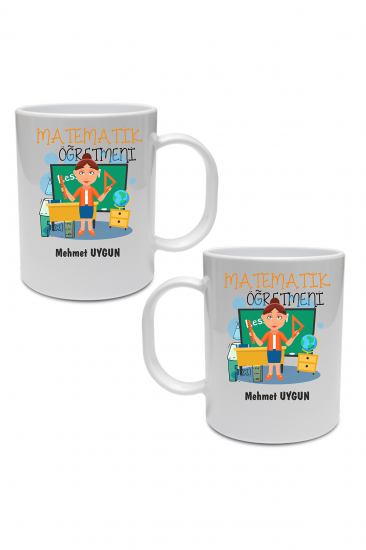 Matematik Öğretmenine Hediye Kupa Bardak