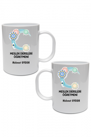 Meslek Dersleri Öğretmenine Hediye Kupa Bardak
