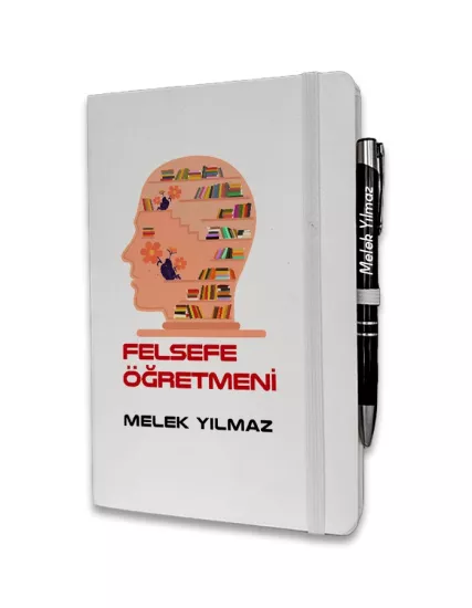 Kişiye Özel Felsefe Öğretmeni Baskılı Ajanda ve Kalem Seti