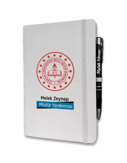 Kişiye Özel Müdür Yardımcısı Baskılı Ajanda ve Kalem Seti