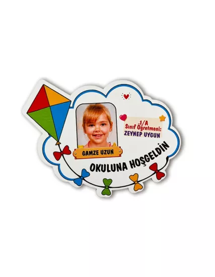 Okulda İlk Günüm Ahşap Magnet
