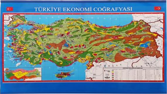Türkiye Ekonomi Haritası (70 Cm X 100 Cm)