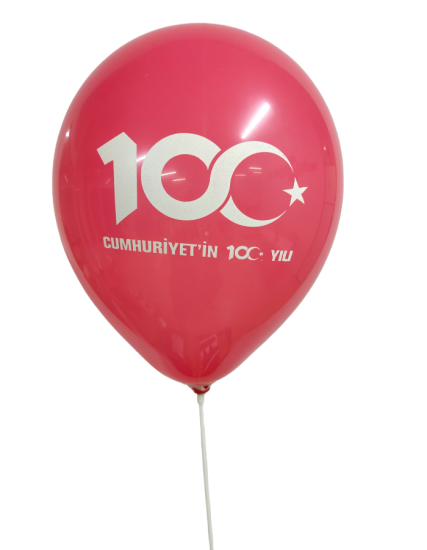 29 Ekim Cumhuriyet Bayramı ve 100. Baskılı Balon 10 Adet