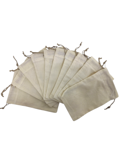 Dtf Baskıya Uygun Baskısız Boyanabilir Ham Bez Kese 10 Adet 10x15cm