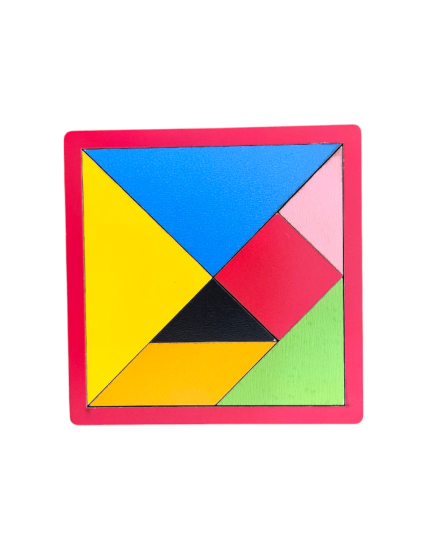 Ahşap Tangram 15 cm 5 adet