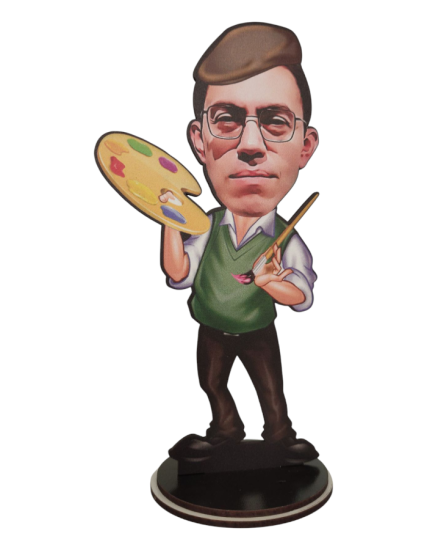 Kişiye Özel Meslekler Karikatür Ressam Biblo