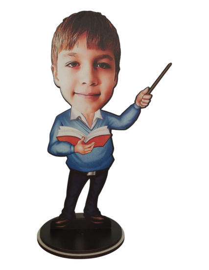 Kişiye Özel Meslekler Karikatür Öğretmen Biblo