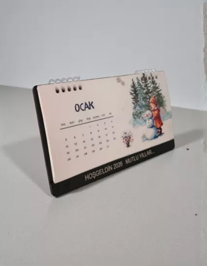 Ahşap Stantlı Masa Takvimi