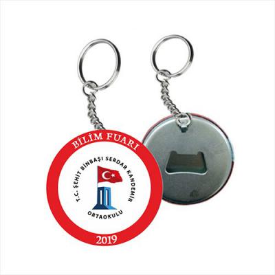 Tübitak Bilim Fuarı Rozet Anahtarlık 1 (44mm)