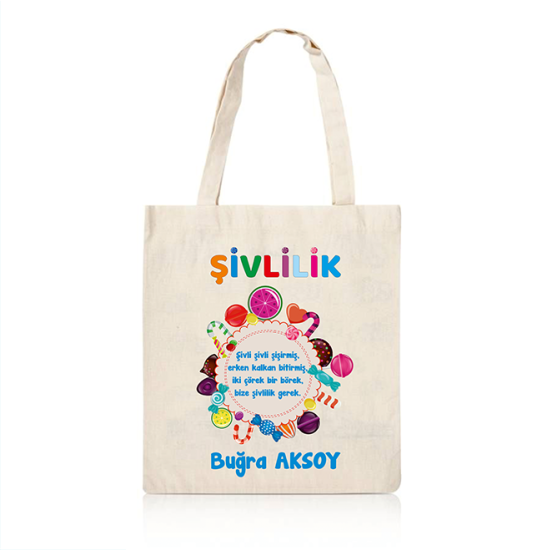 Şivlilik Baskılı Bez Çanta