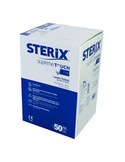 Sterix Steril Pudralı Cerrahi Eldiven 50’Li 7-7,5-8-8,5 Numara