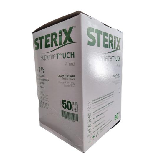 Sterix Steril Pudrasız Cerrahi Eldiven 50’Li 7,5 Numara