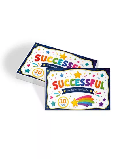 SuccesFull Öğrenci Başarı Kartı 50 Adet