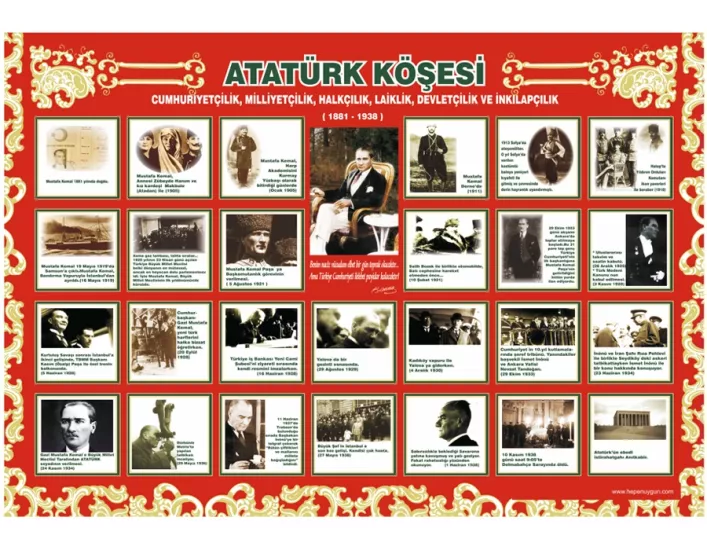 Atatürk Köşesi (70 Cm X 100 Cm)