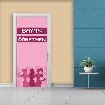 Bayan Öğretmen WC Kapı Giydirme