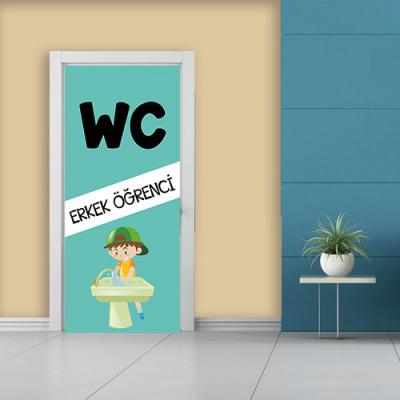 Erkek Öğrenci WC Kapı Giydirme