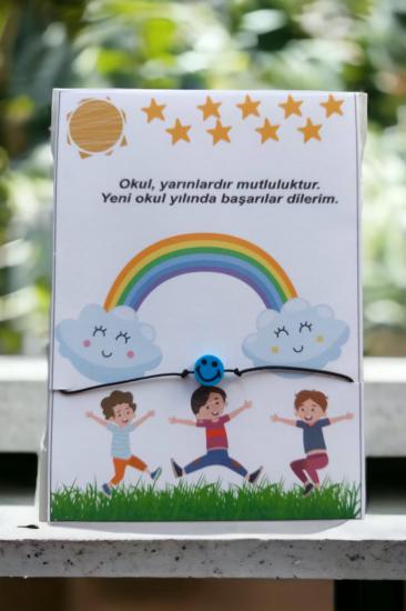 Okula Hoşgeldin Hediyesi Şans Bilekliği 