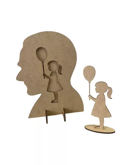 Atatürk ve Çocuk Ahşap Boyama 3 Adet