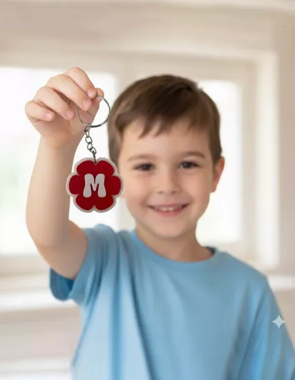 İsme Özel Karne Hediyesi 3D Baskılı Anahtarlık 3 Adet