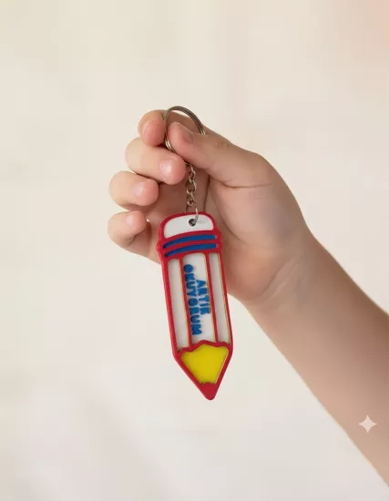 Artık Okuyorum 3D Baskılı Anahtarlık 3 Adet