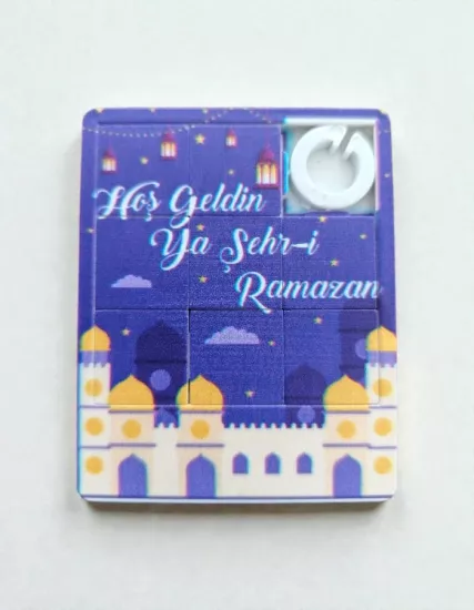 Ramazan Temalı Mini Yapboz – 6x7,5cm 5 Adet