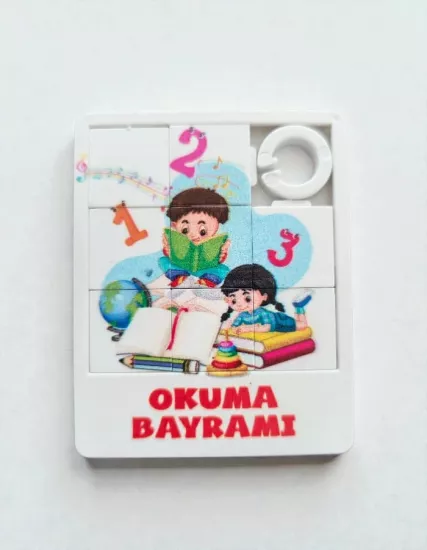 Okuma Bayramı Hatırası Mini Yapboz – 6x7,5cm 5 Adet