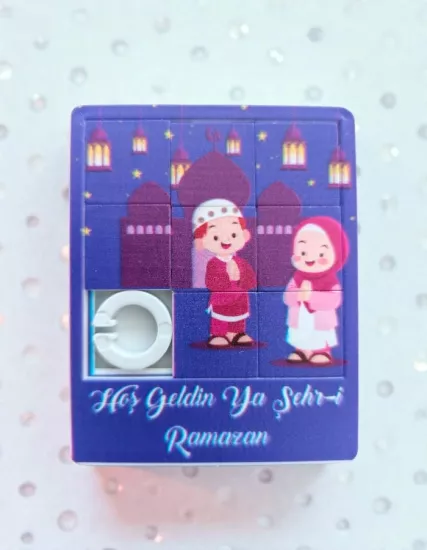 Ramazan Temalı Mini Yapboz – 6x7,5cm 5 Adet