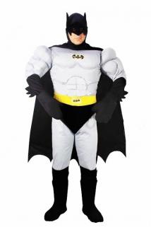 Yetişkin Batman Kostümü Kaslı