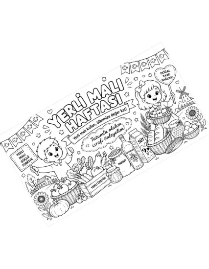 Yerli Malı Dev Rulo Boyama (Model 1)