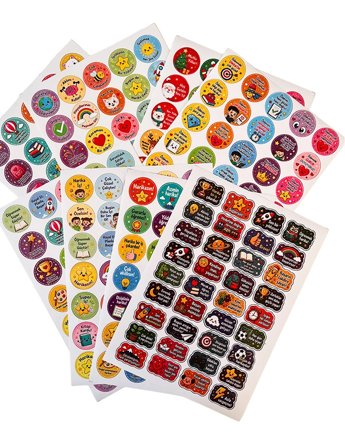Öğrenci Motivasyon Stickerları