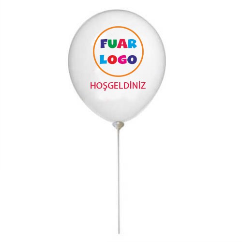 Bilim Fuarı Logo Baskılı Balon (100 Adet)