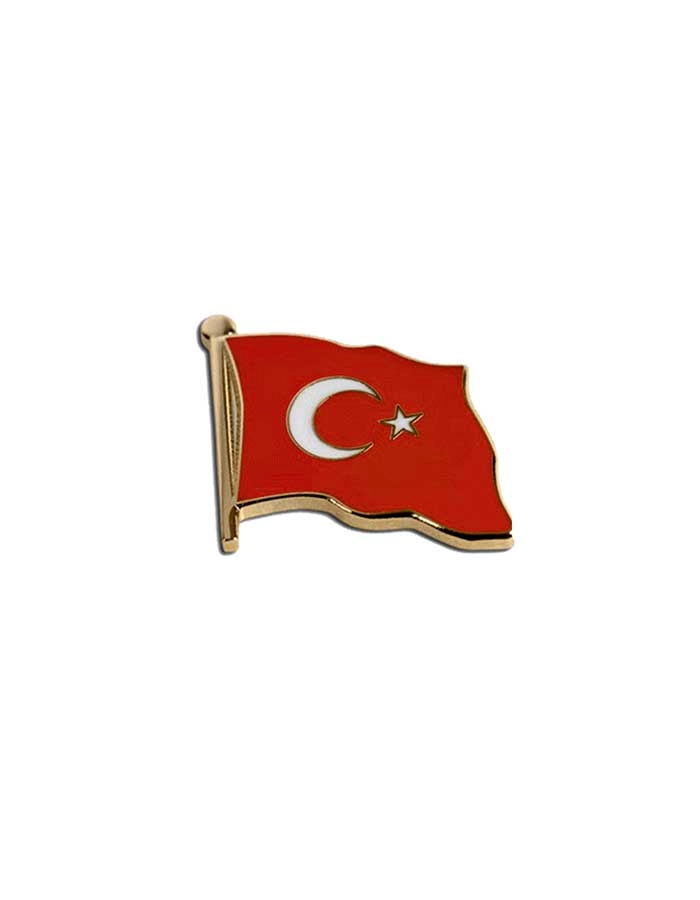 29 Ekim Hediyesi Türk Bayraklı Yaka Rozeti