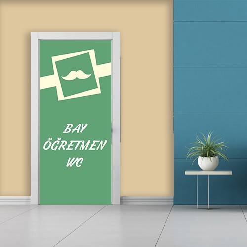 Erkek Öğretmen WC Kapı Giydirme