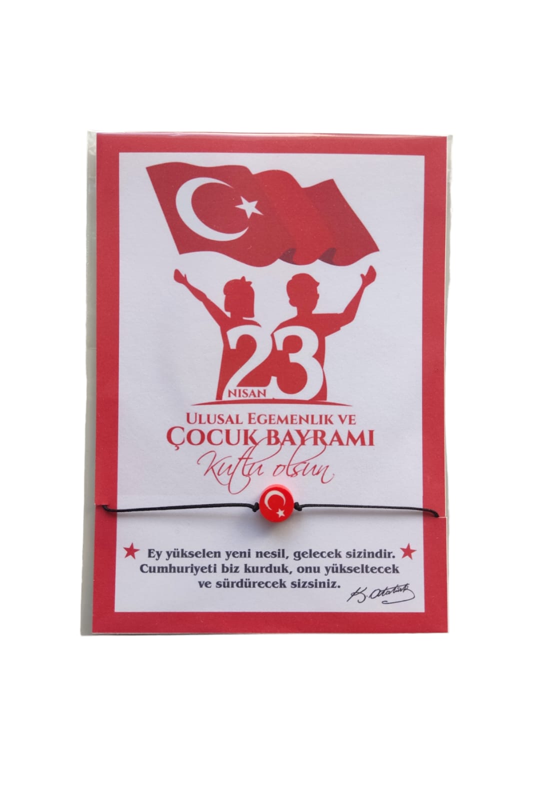 23 Nisan Çocuk Bayramı Şans Bilekliği