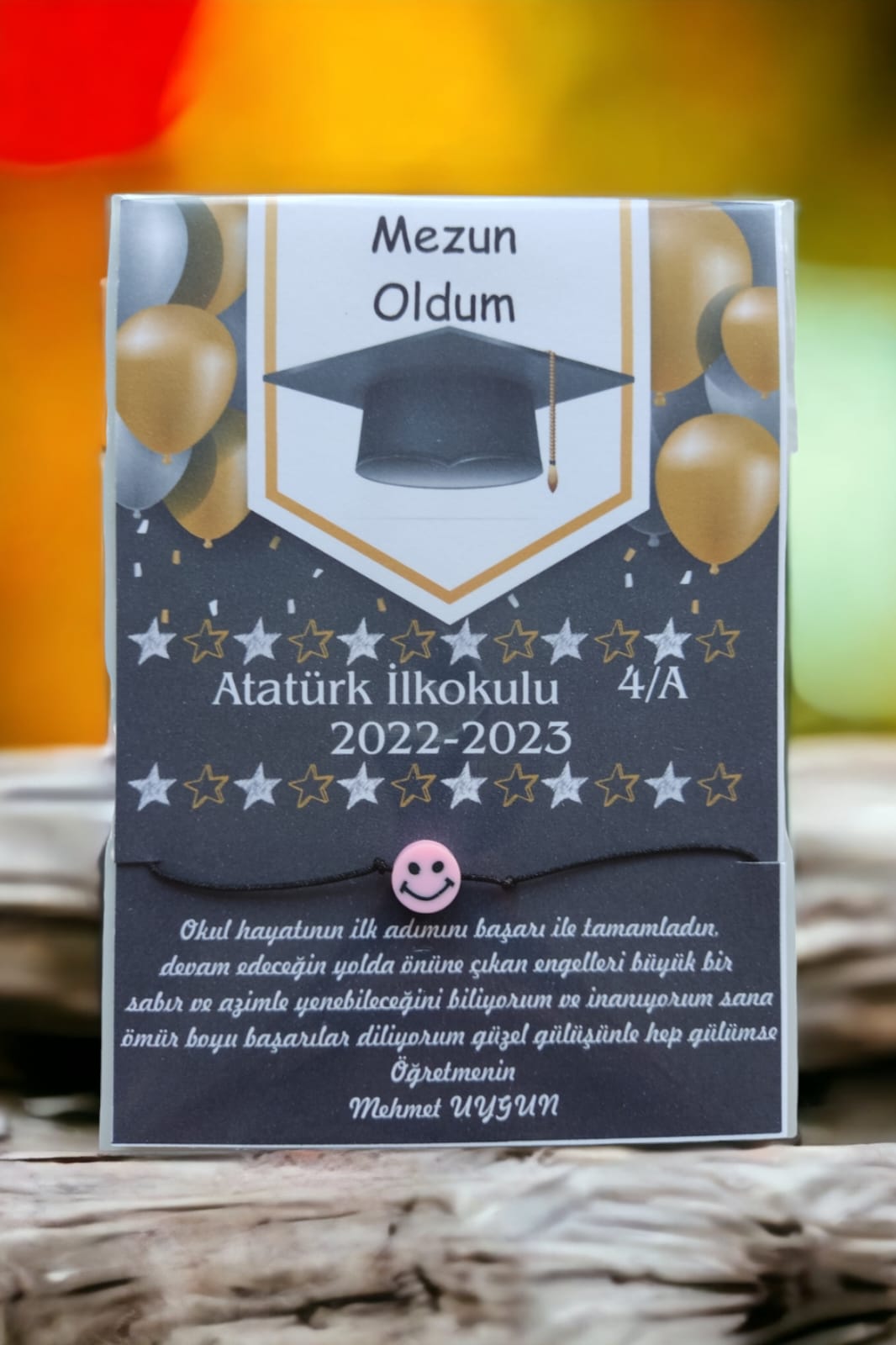 Mezuniyet Hatırası Şans Bilekliği